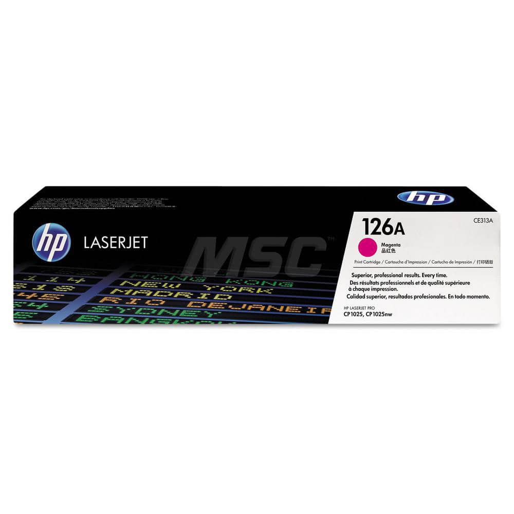 Hewlett-Packard - Office Machine Supplies & Accessories; Office Machine/Equipment Accessory Type: Toner Cartridge ; For Use With: HP TopShot LaserJet Pro M275; MFP M175nw; CP1025nw ; Color: Magenta - Exact Tool & Supply