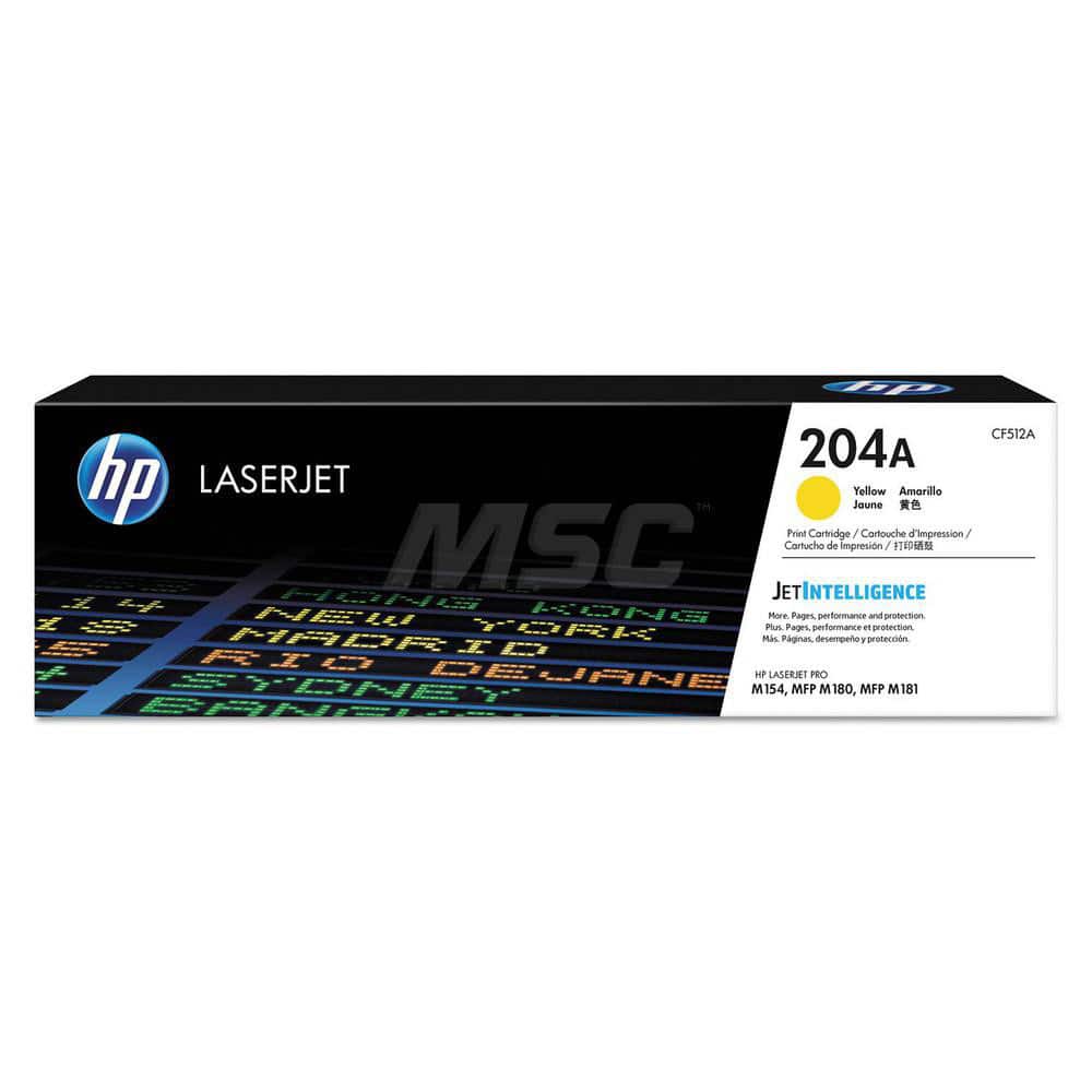 Hewlett-Packard - Office Machine Supplies & Accessories; Office Machine/Equipment Accessory Type: Toner Cartridge ; For Use With: HP Color LaserJet Pro MFP M180nw (T6B74A#BGJ) ; Color: Yellow - Exact Tool & Supply