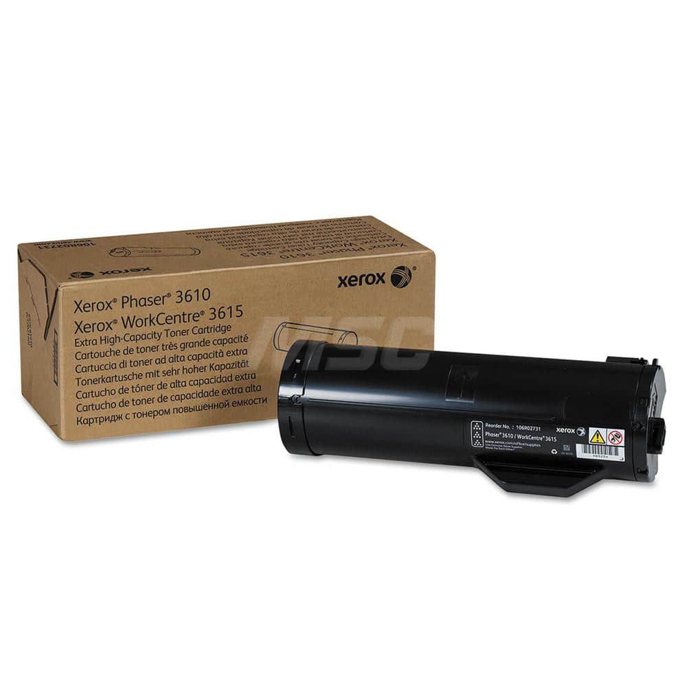 Xerox - Office Machine Supplies & Accessories; Office Machine/Equipment Accessory Type: Toner Cartridge ; For Use With: Phaser 3610; WorkCentre 3615 ; Color: Black - Exact Tool & Supply