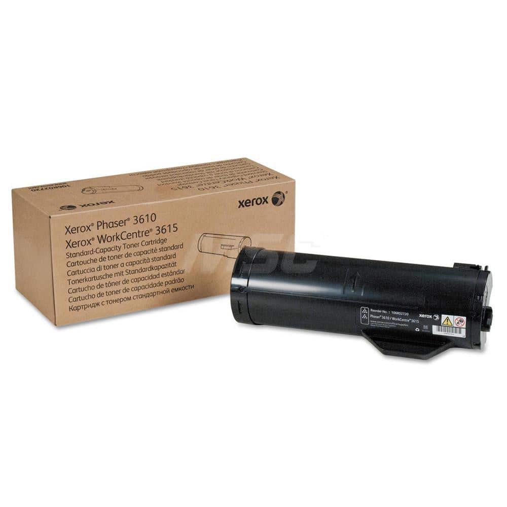 Xerox - Office Machine Supplies & Accessories; Office Machine/Equipment Accessory Type: Toner Cartridge ; For Use With: Phaser 3610; WorkCentre 3615 ; Color: Black - Exact Tool & Supply