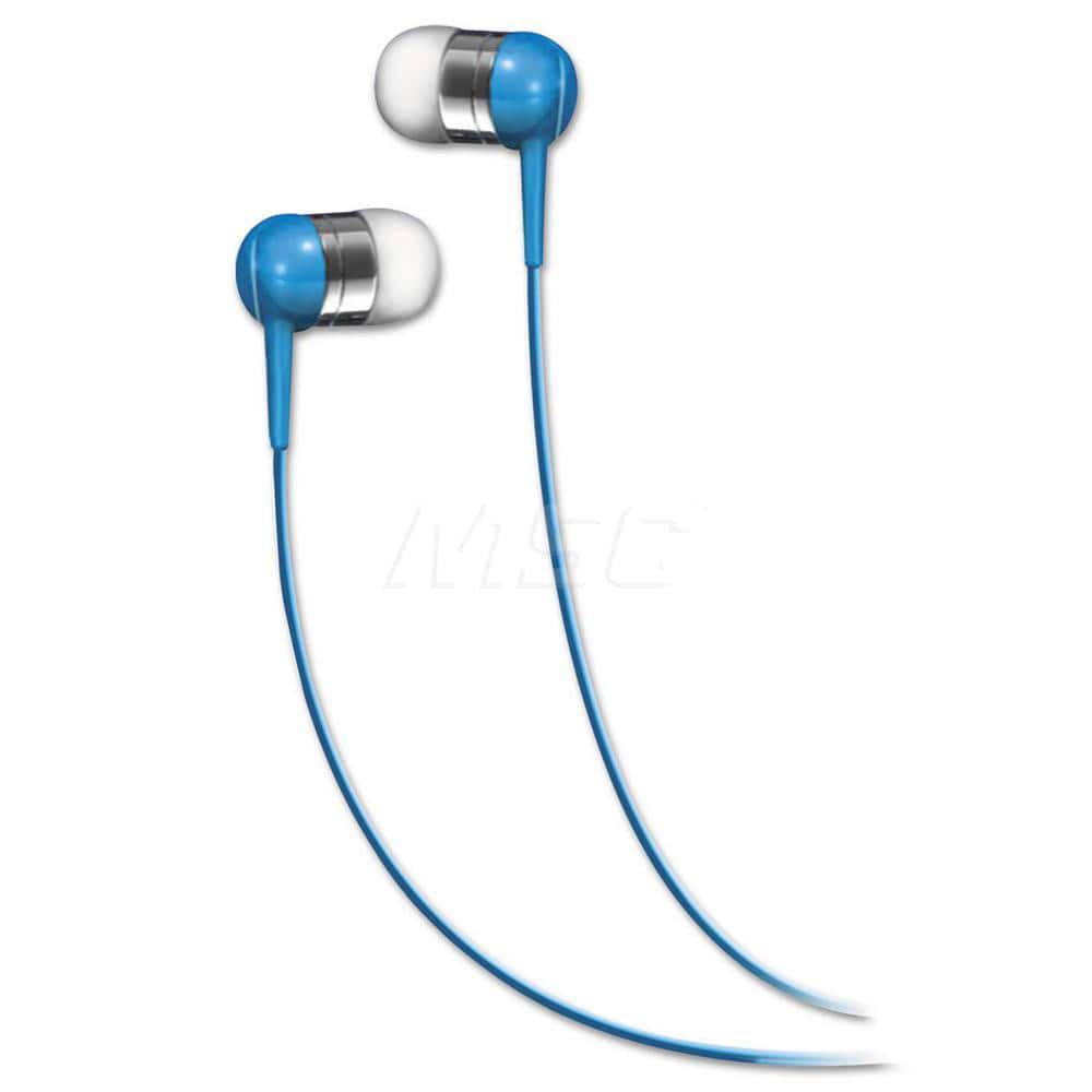 Maxell - Office Machine Supplies & Accessories; Office Machine/Equipment Accessory Type: In-Ear Bud ; For Use With: Office Use ; Color: Blue - Exact Tool & Supply