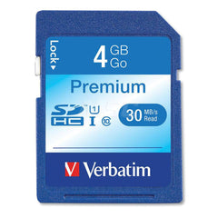 Verbatim - Office Machine Supplies & Accessories; Office Machine/Equipment Accessory Type: Memory Card ; For Use With: Point-And-Shoot Mid Range Camera ; Storage Capacity: 4GB - Exact Tool & Supply