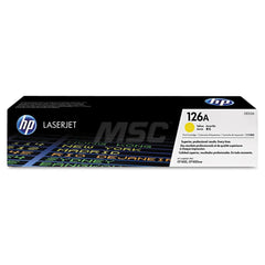 Hewlett-Packard - Office Machine Supplies & Accessories; Office Machine/Equipment Accessory Type: Toner Cartridge ; For Use With: HP LaserJet Pro 100 color MFP M175nw; M275 MFP; CP1025nw ; Color: Yellow - Exact Tool & Supply