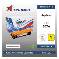 TRIUMPH - Office Machine Supplies & Accessories; Office Machine/Equipment Accessory Type: Toner Cartridge ; For Use With: HP Color LaserJet M551 Enterprise 500MFP; M570; M575 ; Color: Yellow - Exact Tool & Supply