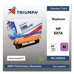 TRIUMPH - Office Machine Supplies & Accessories; Office Machine/Equipment Accessory Type: Toner Cartridge ; For Use With: HP Color LaserJet M551 Enterprise 500MFP; M570; M575 ; Color: Magenta - Exact Tool & Supply