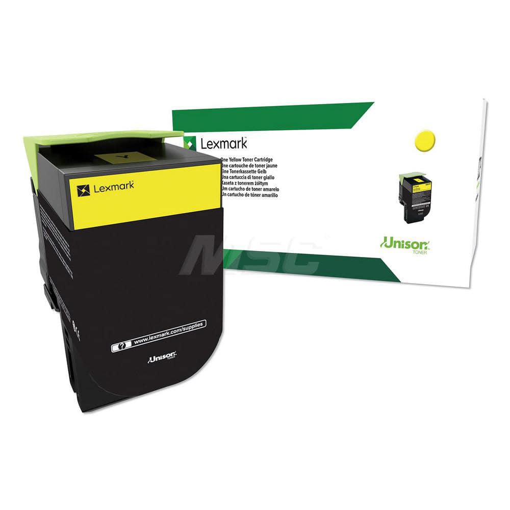 Lexmark - Office Machine Supplies & Accessories; Office Machine/Equipment Accessory Type: Toner Cartridge ; For Use With: Lexmark CX510de; CX410de; CX410e; CX510dhe; CX510dthe; CX410dte; CX310dn; CX310n ; Color: Yellow - Exact Tool & Supply