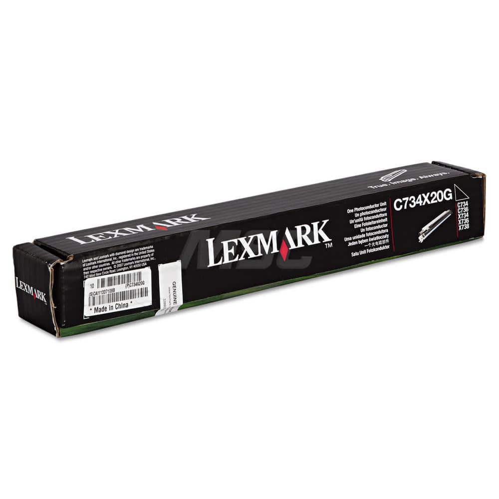 Lexmark - Office Machine Supplies & Accessories; Office Machine/Equipment Accessory Type: Photoconductor Kit ; For Use With: Lexmark C734; C736; X734 Series; X738 ; Color: Black - Exact Tool & Supply
