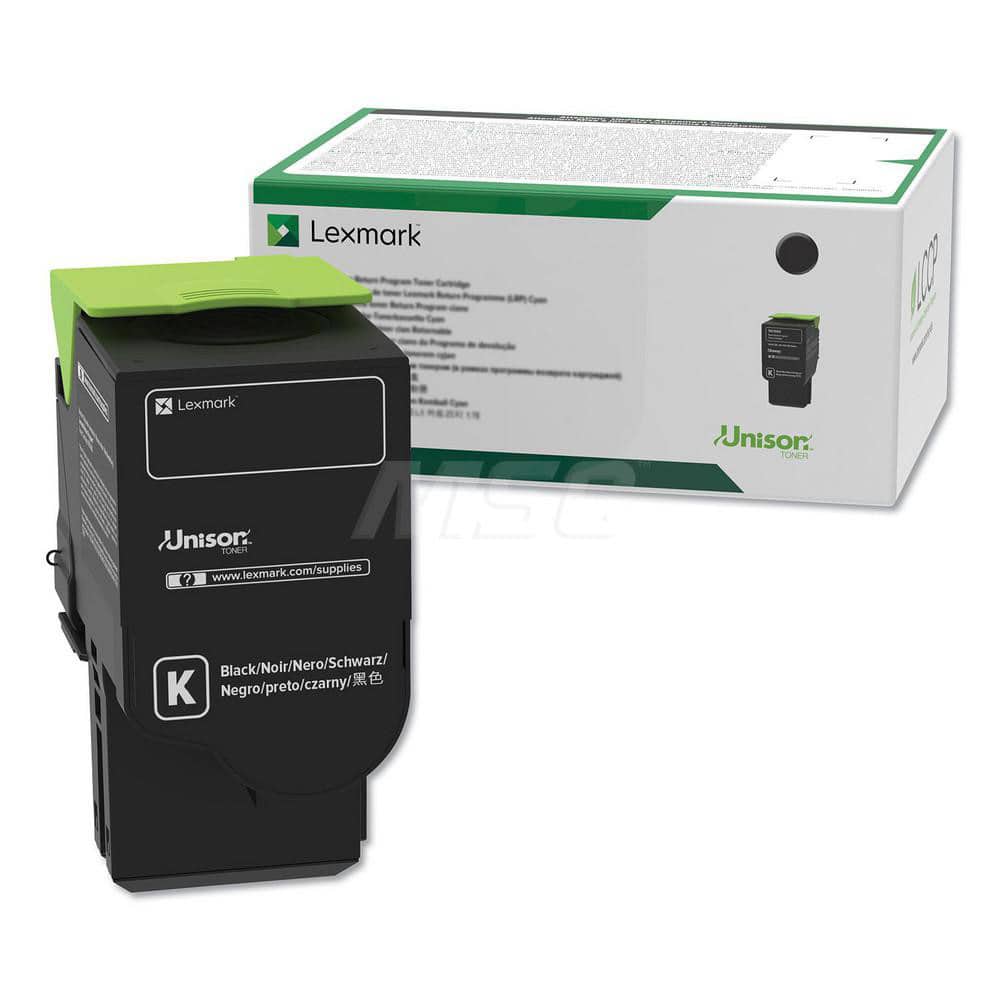 Lexmark - Office Machine Supplies & Accessories; Office Machine/Equipment Accessory Type: Toner Cartridge ; For Use With: Lexmark C2425dw; C2535dw; MC2425adw; MC2535adwe; MC2640adwe ; Color: Black - Exact Tool & Supply