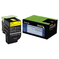 Lexmark - Office Machine Supplies & Accessories; Office Machine/Equipment Accessory Type: Toner Cartridge ; For Use With: Lexmark CS510 ; Color: Yellow - Exact Tool & Supply