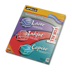 ACCO - Transparency Films & Sleeves; Audio Visual Conference Accessory Type: Transparency Sleeves ; For Use With: Laser; Inkjet Copiers & Printers ; Detailed Product Decription: Create & present crisp charts, graphs & spreadsheets using your copier or pr - Exact Tool & Supply