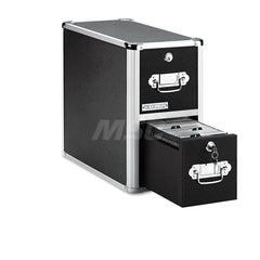 Vaultz - Office Machine Supplies & Accessories; Office Machine/Equipment Accessory Type: CD File Cabinet ; For Use With: Office Use ; Color: Black - Exact Tool & Supply