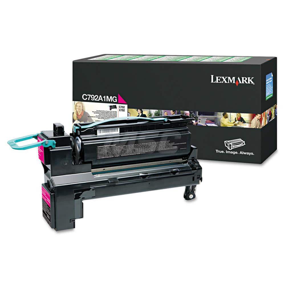 Lexmark - Office Machine Supplies & Accessories; Office Machine/Equipment Accessory Type: Toner Cartridge ; For Use With: Lexmark C792 Series ; Color: Magenta - Exact Tool & Supply