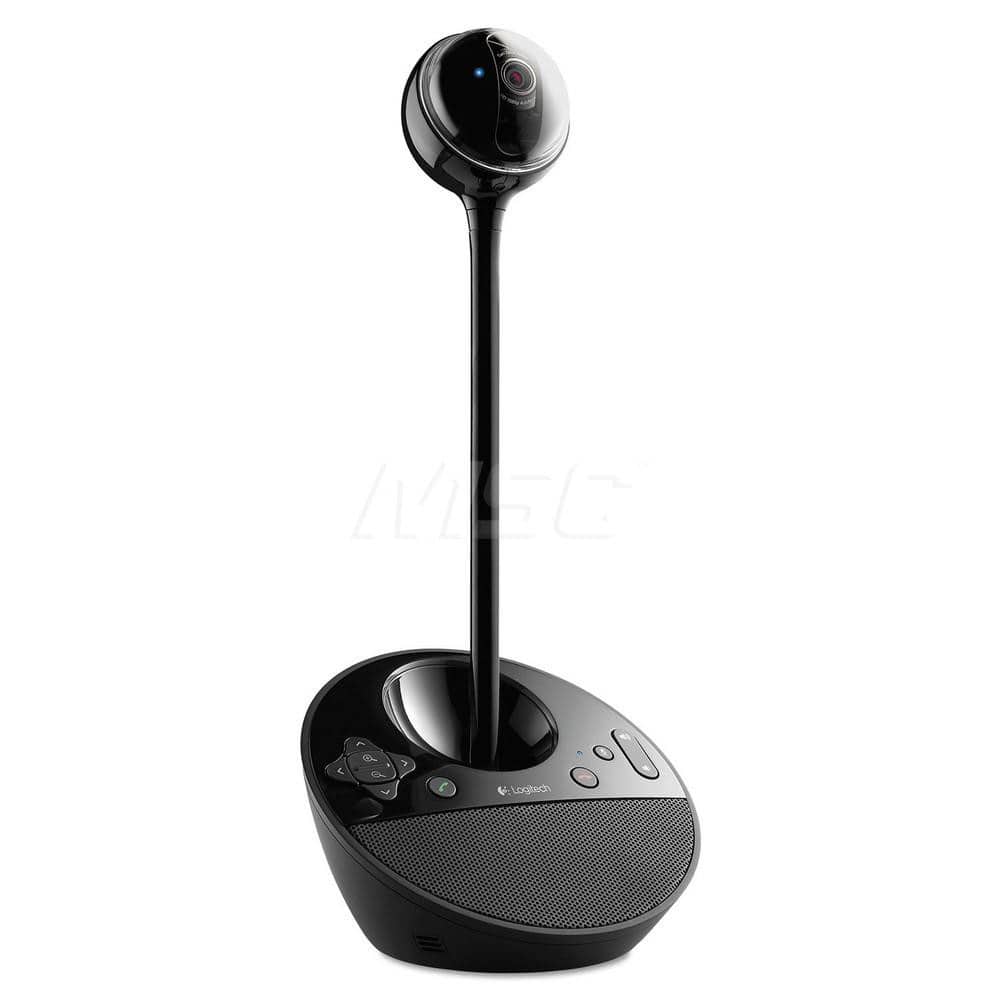Logitech - Office Machine Supplies & Accessories; Office Machine/Equipment Accessory Type: Conference Cam ; For Use With: Mac OS X 10.6 & Later Windows XP; Vista; 7 Operating Systems ; Color: Black - Exact Tool & Supply