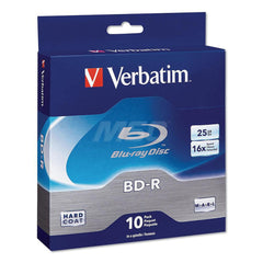 Verbatim - Office Machine Supplies & Accessories; Office Machine/Equipment Accessory Type: Blu-Ray Disc ; For Use With: Recorders; Players & Drives ; Color: White - Exact Tool & Supply