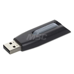 Verbatim - Office Machine Supplies & Accessories; Office Machine/Equipment Accessory Type: Flash Drive ; For Use With: Linux 2.4 & Later; Mac OS X 10.4 & Later; Windows XP; Vista; 7; 8; 10 ; Color: Black; Gray - Exact Tool & Supply