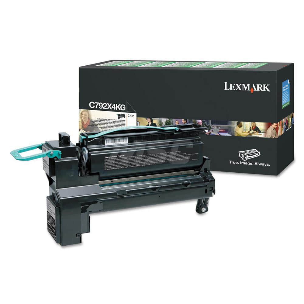 Lexmark - Office Machine Supplies & Accessories; Office Machine/Equipment Accessory Type: Toner Cartridge ; For Use With: Lexmark C792E; C792DE; C792DHE; C792DTE ; Color: Black - Exact Tool & Supply