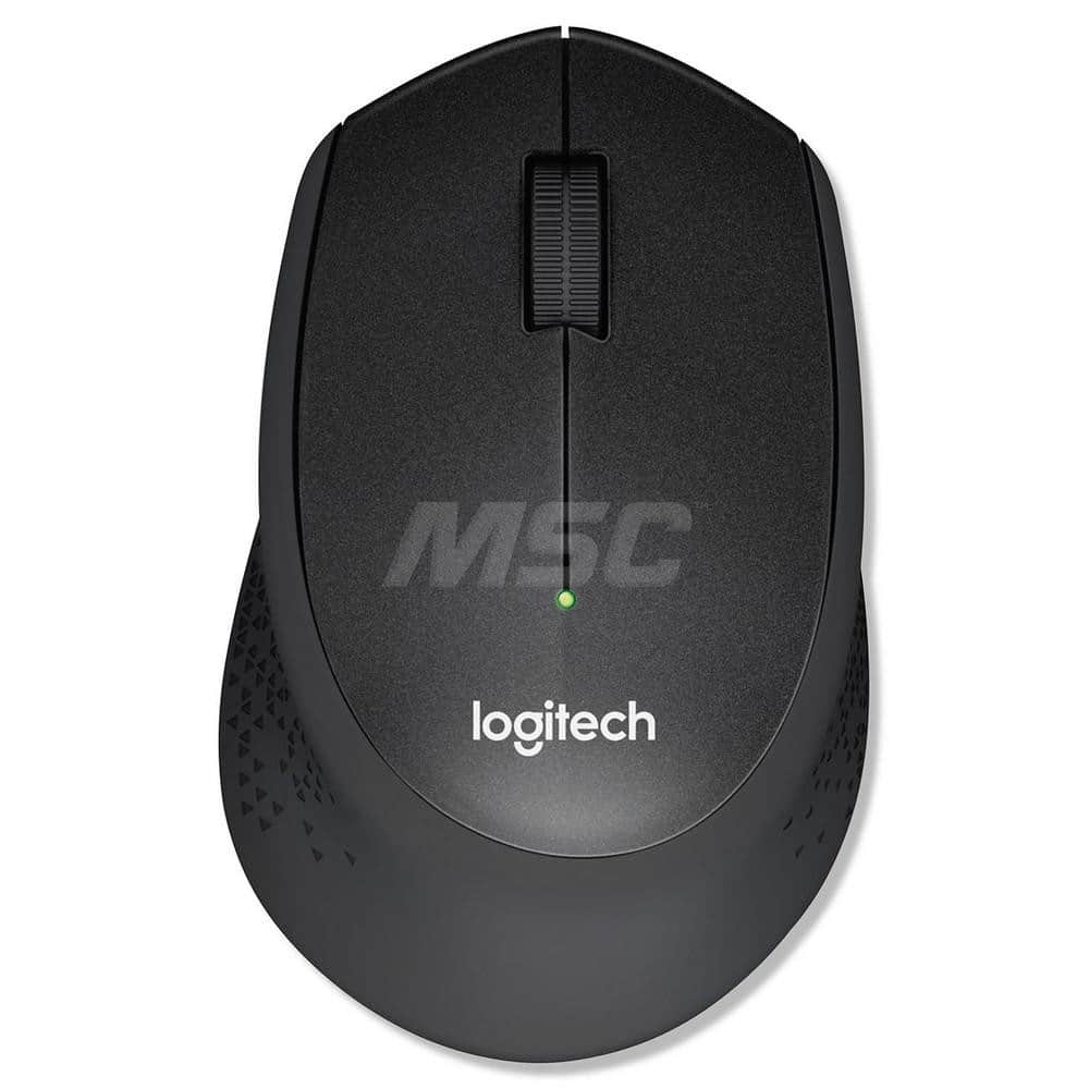 Logitech - Office Machine Supplies & Accessories; Office Machine/Equipment Accessory Type: Silent Plus Mouse ; For Use With: Computer ; Contents: Nano receiver; 1 AA Battery (Pre-Installed); User Documentation ; Color: Black - Exact Tool & Supply