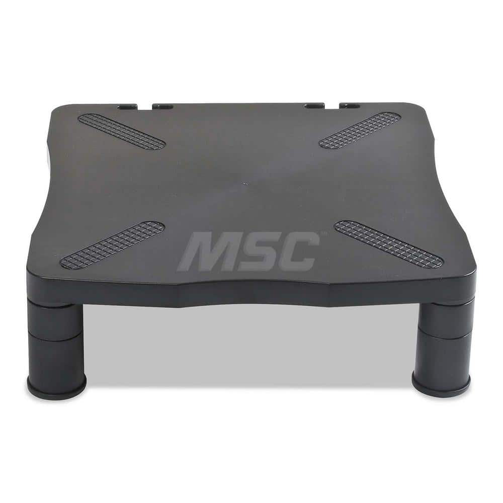 Kelly Computer Supply - Office Machine Supplies & Accessories; Office Machine/Equipment Accessory Type: Adjustable Monitor Stand ; For Use With: Monitors; Small Printers ; Color: Black - Exact Tool & Supply
