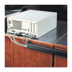 Master Caster - Office Machine Supplies & Accessories; Office Machine/Equipment Accessory Type: Locking Channel ; For Use With: Furniture; Baseboards & Walls ; Color: Black - Exact Tool & Supply