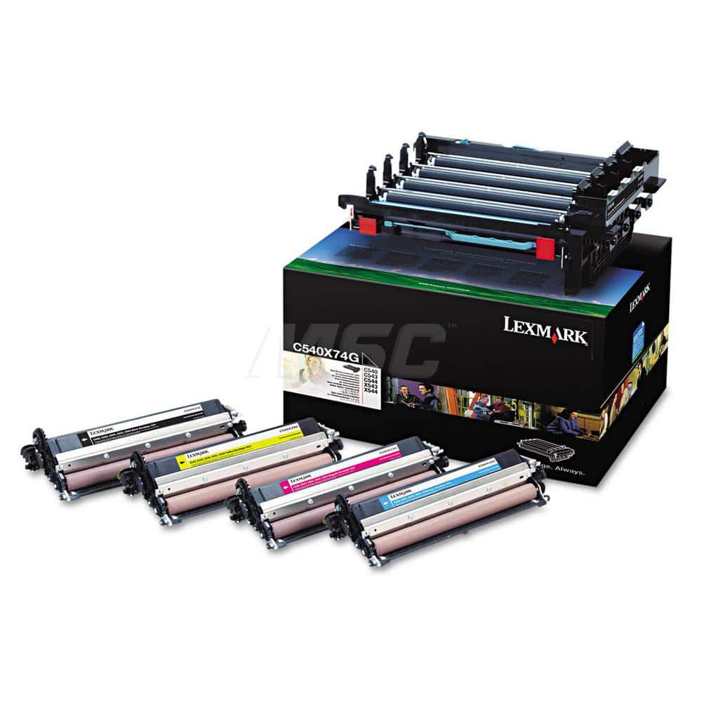 Lexmark - Office Machine Supplies & Accessories; Office Machine/Equipment Accessory Type: Photoconductor ; For Use With: Lexmark C540; C543; C544; C546dtn; X543; X544; X546dtn ; Color: Black; Cyan; Magenta; Yellow - Exact Tool & Supply