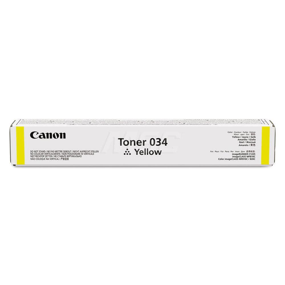 Canon - Office Machine Supplies & Accessories; Office Machine/Equipment Accessory Type: Toner Cartridge ; For Use With: Canon ImageCLASS MF810Cdn; MF820Cdn ; Color: Yellow - Exact Tool & Supply