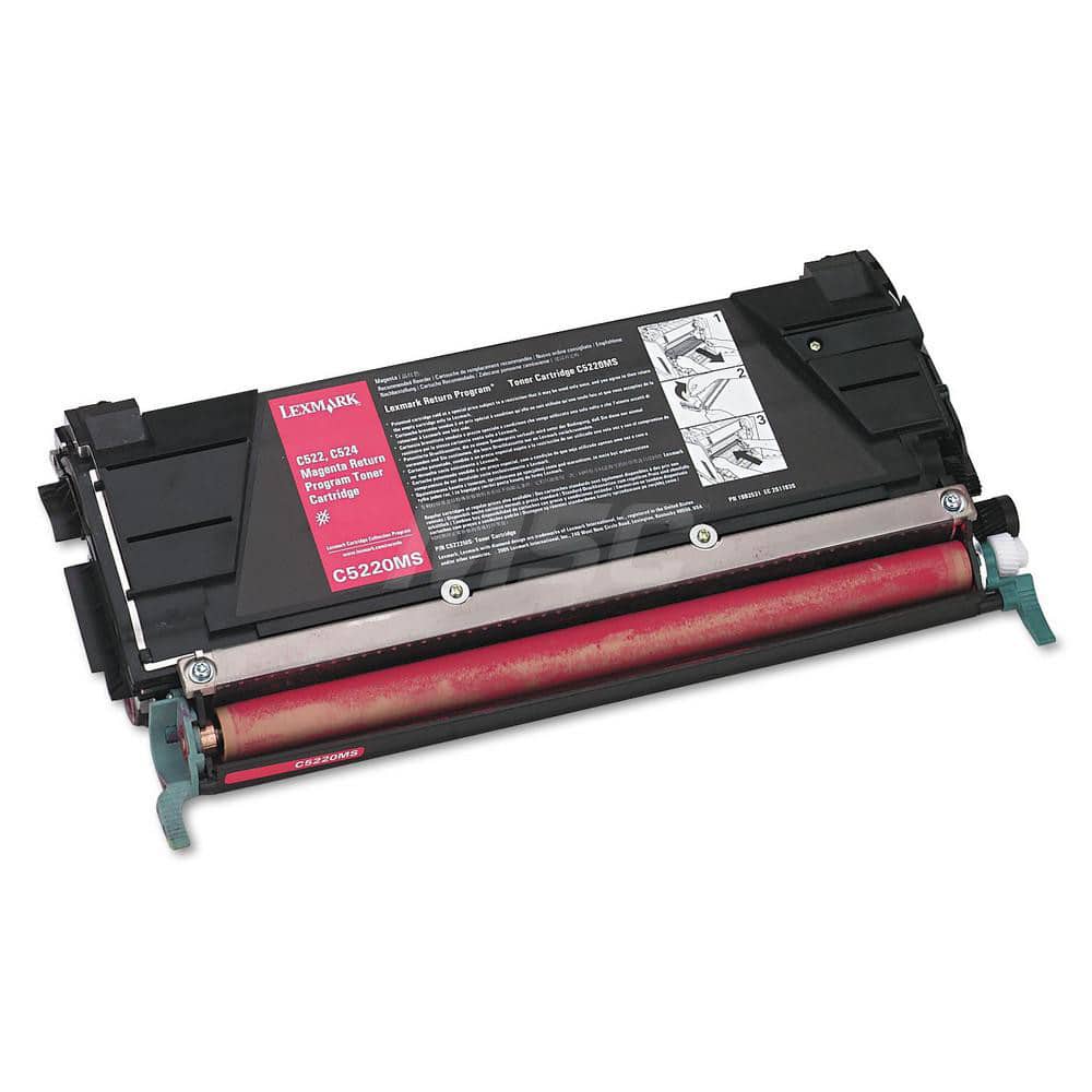 Lexmark - Office Machine Supplies & Accessories; Office Machine/Equipment Accessory Type: Toner Cartridge ; For Use With: Lexmark C522; C524; C532; C534 ; Color: Magenta - Exact Tool & Supply