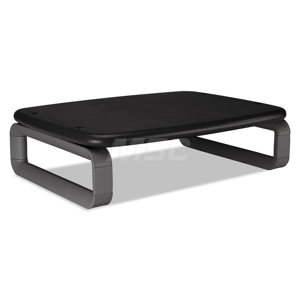 ACCO - Office Machine Supplies & Accessories; Office Machine/Equipment Accessory Type: Monitor Stand ; For Use With: 24" Screens ; Color: Black; Gray - Exact Tool & Supply