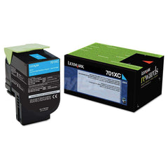 Lexmark - Office Machine Supplies & Accessories; Office Machine/Equipment Accessory Type: Toner Cartridge ; For Use With: Lexmark CS510 ; Color: Cyan - Exact Tool & Supply