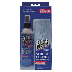 Endust - Office Machine Supplies & Accessories; Office Machine/Equipment Accessory Type: Screen Cleaner ; For Use With: LCD Screens; Plasma Screens ; Contents: Microfiber Cloth ; Color: Clear - Exact Tool & Supply