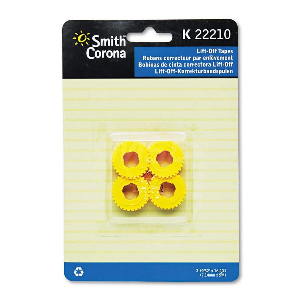 Smith Corona - Correction Fluid & Tape; Type: Lift-Off Correction Tape ; Tape Size: 9/32 x 16.4' - Exact Tool & Supply