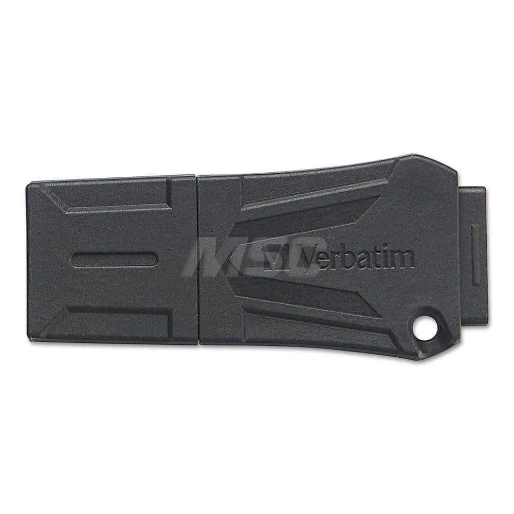 Verbatim - Office Machine Supplies & Accessories; Office Machine/Equipment Accessory Type: Flash Drive ; For Use With: Windows ; Color: Black - Exact Tool & Supply