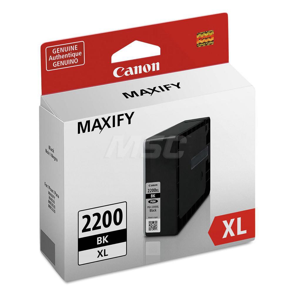 Canon - Office Machine Supplies & Accessories; Office Machine/Equipment Accessory Type: Ink ; For Use With: PIXMA TS3120 Black Wireless; MAXIFY MB5020 ; Color: Black - Exact Tool & Supply
