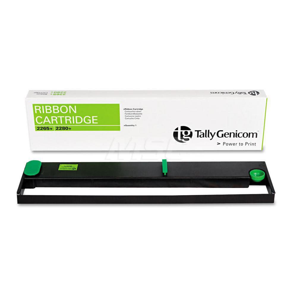 Printronix - Labels, Ribbons & Tapes; Type: Ribbon ; Color: Black ; For Use With: TallyGenicom? 2265+/2280+ Series Printers ; Width (Decimal Inch): 5.0000 ; Length (Inch): 19 ; Material: Fabric - Exact Tool & Supply