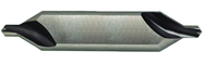8mm x 100mm OAL 60° HSS Center Drill with Flat-Bright Form A - Exact Tool & Supply
