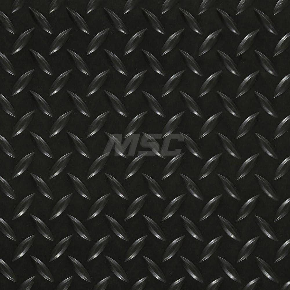 M + A Matting - Switchboard Matting; Specification Type: ANSI/ASTM Type II Class 2 ; Thickness (Inch): 1/4 ; Width (Feet): 3.00 ; Length (Feet): 75.000 ; Surface Pattern: Diamond-Plate ; Color: Black - Exact Tool & Supply