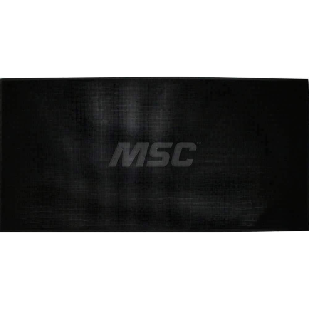 M + A Matting - Entrance Matting; Indoor or Outdoor: Outdoor ; Traffic Type: Heavy/High Traffic ; Surface Material: Natural Rubber ; Base Material: Natural Rubber ; Surface Pattern: Solid ; Color: Black - Exact Tool & Supply