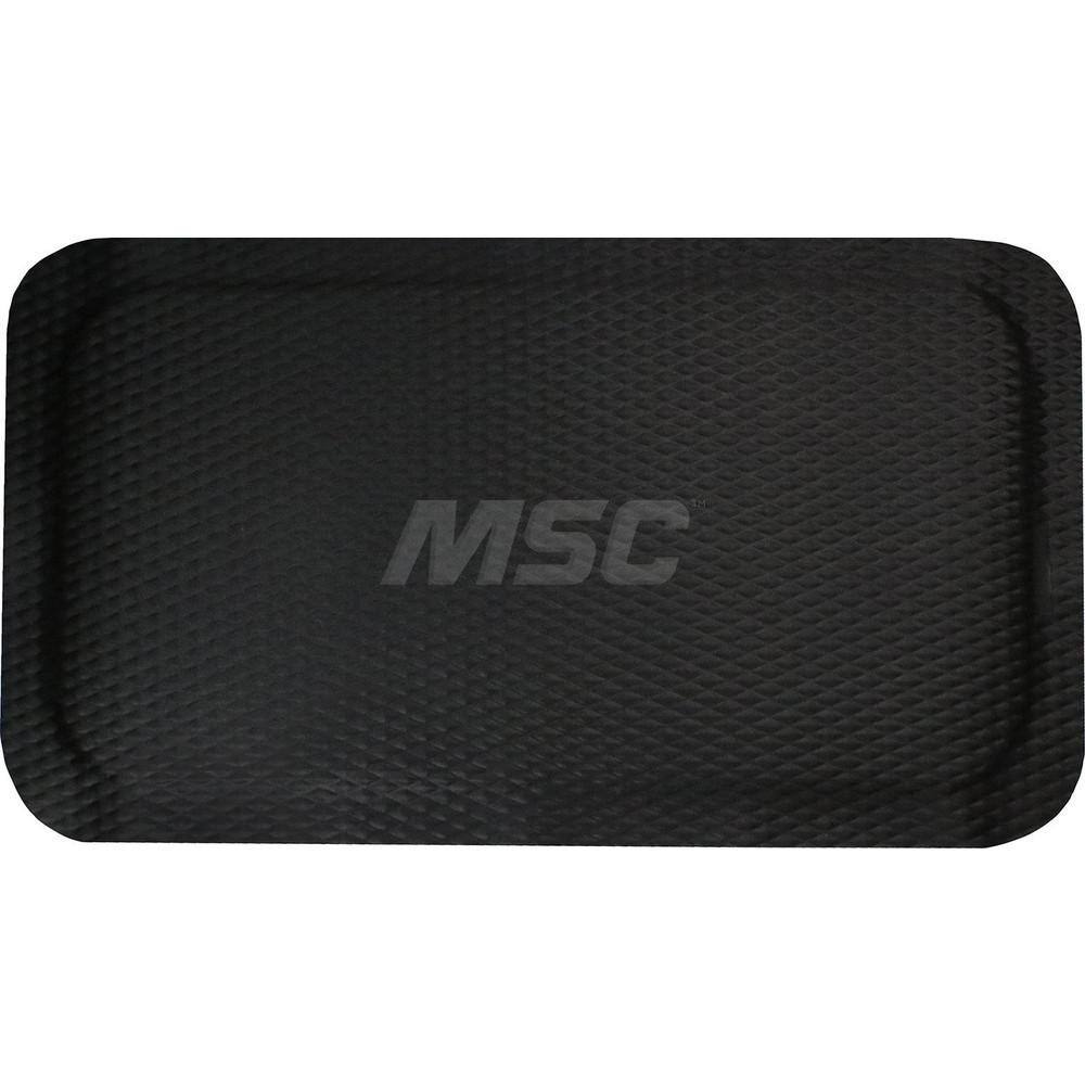 M + A Matting - Anti-Fatigue Matting; Dry or Wet Environment: Dry ; Length (Feet): 5.000 ; Width (Inch): 36 ; Width (Feet): 3.00 ; Thickness (Inch): 7/8 ; Surface Pattern: Diamond Tread - Exact Tool & Supply