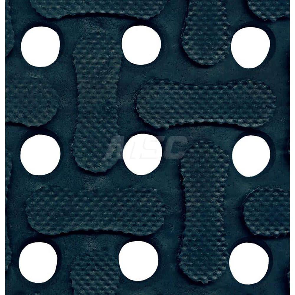 M + A Matting - Anti-Fatigue Matting; Dry or Wet Environment: Dry ; Length (Feet): 3.000 ; Width (Inch): 24 ; Width (Feet): 2.00 ; Thickness (Inch): 3/8 ; Surface Pattern: Raised Bars - Exact Tool & Supply