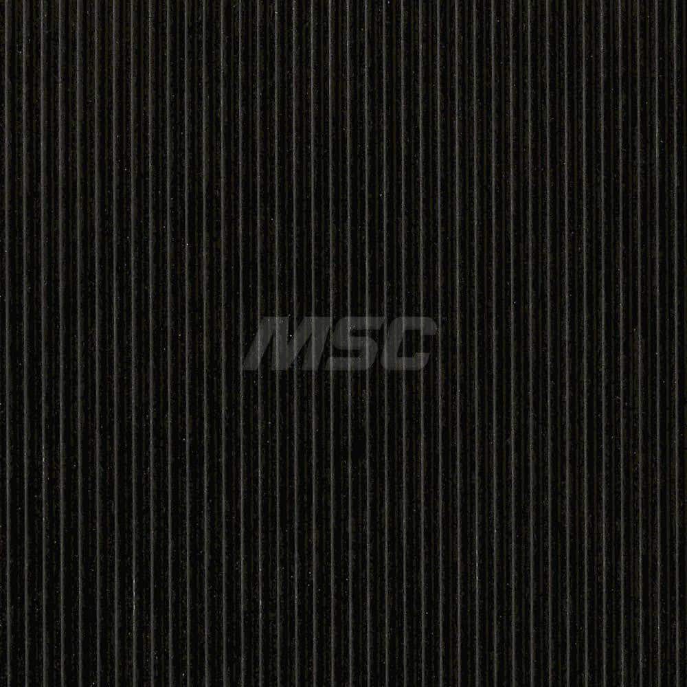 M + A Matting - Switchboard Matting; Specification Type: ANSI/ASTM Type II Class 2 ; Thickness (Inch): 1/4 ; Width (Feet): 2.00 ; Length (Feet): 75.000 ; Surface Pattern: Corrugated ; Color: Black - Exact Tool & Supply