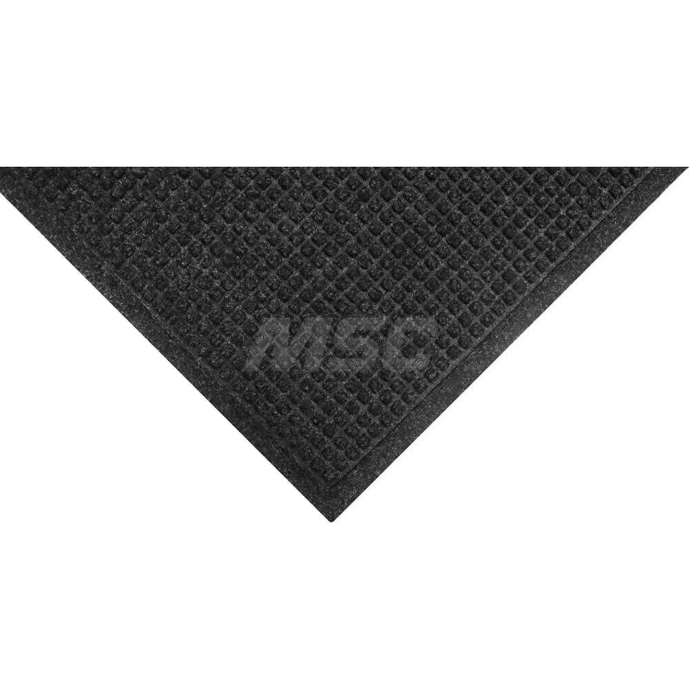 M + A Matting - Entrance Matting; Indoor or Outdoor: Indoor & Outdoor ; Traffic Type: Heavy/High Traffic ; Surface Material: Solution Dyed PET ; Base Material: SBR Rubber ; Surface Pattern: Raised Waffle ; Color: Charcoal - Exact Tool & Supply