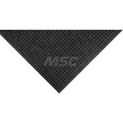 M + A Matting - Entrance Matting; Indoor or Outdoor: Indoor & Outdoor ; Traffic Type: Heavy/High Traffic ; Surface Material: Solution Dyed PET ; Base Material: SBR Rubber ; Surface Pattern: Raised Waffle ; Color: Charcoal - Exact Tool & Supply
