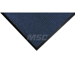 M + A Matting - Entrance Matting; Indoor or Outdoor: Indoor & Outdoor ; Traffic Type: Heavy/High Traffic ; Surface Material: Solution Dyed PET ; Base Material: SBR Rubber ; Surface Pattern: Raised Waffle ; Color: Navy Blue - Exact Tool & Supply