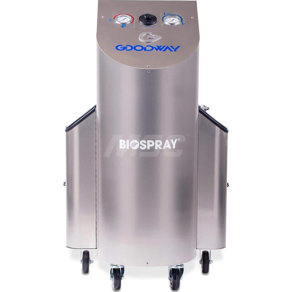 Goodway - Electrostatic Sanitizing Equipment; Type: Disinfectant Sprayer ; For Use With: BIO-SPRAY-20 ; Material: Stainless Steel ; Includes: 20lb Tank; Micro-Droplet Spray Gun; 20' Hose - Exact Tool & Supply
