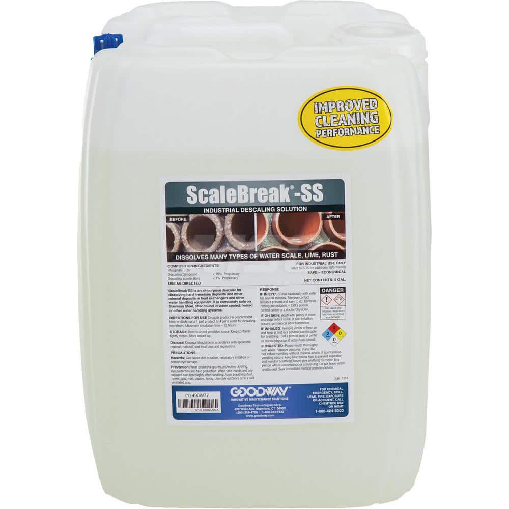 Goodway - HVAC Cleaners & Scale Removers; Container Size: 5 Gallon ; Container Size: 5 Gallon ; Container Type: Carboy - Exact Tool & Supply