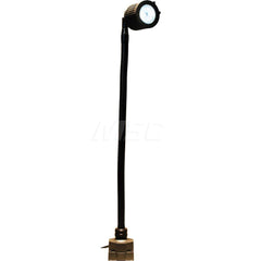 Sunnex Lighting - Task Lights; Fixture Type: General Purpose ; Color: Black ; Lamp Type: MR16 ; Mounting Type: Base Mount ; Adjustable Arm Type: Gooseneck ; Arm Length (mm): 500 - Exact Tool & Supply