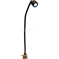 Sunnex Lighting - Task Lights; Fixture Type: General Purpose ; Color: Black ; Lamp Type: MR16 ; Mounting Type: Base Mount ; Adjustable Arm Type: Gooseneck ; Arm Length (mm): 685 - Exact Tool & Supply