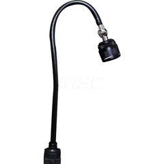 Sunnex Lighting - Task Lights; Fixture Type: General Purpose ; Color: Black ; Lamp Type: Integrated LED ; Mounting Type: Base Mount ; Adjustable Arm Type: Gooseneck ; Arm Length (mm): 685 - Exact Tool & Supply