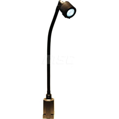 Sunnex Lighting - Task Lights; Fixture Type: General Purpose ; Color: Black ; Lamp Type: MR16 ; Mounting Type: Base Mount ; Adjustable Arm Type: Gooseneck ; Arm Length (mm): 500 - Exact Tool & Supply