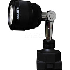 Sunnex Lighting - Task Lights; Fixture Type: General Purpose ; Color: Black ; Lamp Type: Integrated LED ; Mounting Type: Base Mount ; Adjustable Arm Type: Pivot ; Arm Length (mm): 63 - Exact Tool & Supply