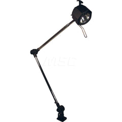 Sunnex Lighting - Task Lights; Fixture Type: General Purpose ; Color: Black ; Lamp Type: Halogen ; Mounting Type: Base Mount ; Adjustable Arm Type: Multi-pivot ; Arm Length (mm): 990 - Exact Tool & Supply